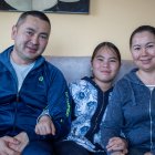 La familia de Kazajistán que se ha instalado en Almería.