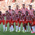 El once del Almería ante el Granada.