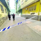 En un círculo, vivienda donde ocurrió el crimen el pasado lunes.