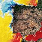 Mapa de calor en las costas españolas.