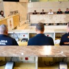 Imagen de la reunión de la Junta Local de Seguridad de este miércoles.