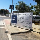 El aparcamiento junto al estadio Mediterráneo tendrá un precio de  cuatro euros.