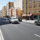 El tráfico en la Avenida Cabo de Gata en la mañana de este jueves. (FOTO: Bernardo Claros)