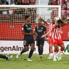 Luis Suárez se desespera en el Almería-Real Madrid.