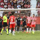 Momento del gol de Bellingham, que suponía el empate para el Real Madrid en el Mediterráneo.