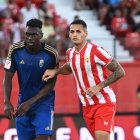 Kaiky Fernandes en el partido de presentación contra el Granada en el Mediterráneo.