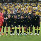 El once del Almería en Cádiz.