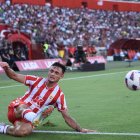 Pubill en una jugada del partido ante el Real Madrid.