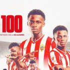 Ramazani llega a los 100 partidos en el Almería.