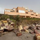 Una de las casas afectadas en la zona de Vera Playa Natura.