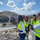 Imagen de archivo de una visita a las obras meses atrás.