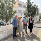 Autoridades en uno de los centros educativos.