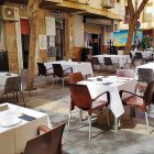 Terraza de un establecimiento hostelero de la capital