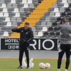 Salmerón no ha parado de entrenar desde que se sacó el título.