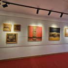 Imagenes de la sala de exposiciones temporales que está abierta al público.