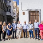 Inauguración de la placa del Camino de los Peregrinos.