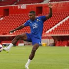 Sergio Akieme ha empezado la temporada a un gran nivel y ha marcado dos goles.