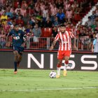 Luis Suárez en el Almería-Valencia.