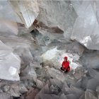 Imagen del interior de la Geoda de Pulpí.