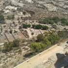 Parcela de la Estación Experimental vista desde la Alcazaba de Almería