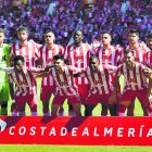 El once del Almería de Alberto Lasarte.