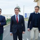 Imagen de archivo de una visita del presidente de Diputación a Vera.