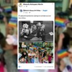 Imagen de la publicación en redes sociales.