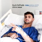 El lateral derecho del Almería regresará con el equipo en cuatro meses.