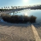 Vista general del lago del Parque del Andarax