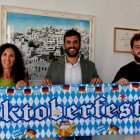 Presentación del Oktoberfest en Mojácar.