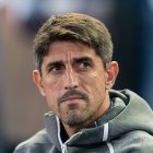 El míster de 46 años no respondió ante los rumores de su marcha al Almería.