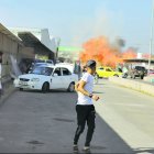 Acompañado a la andanada de cohetes, Hamás realizó ataques en la frontera.
