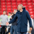Gaizka Garitano en su etapa como entrenador del Athletic en la máxima categoría.
