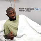 El jugador de Mali tras ser operado por Ripoll.