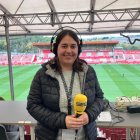 Nuria Vilamala, la voz del Girona en el Carrusel Deportivo de la Cadena SER.