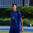 El defensa mexicano ya ha entrenado con sus compañeros este viernes.