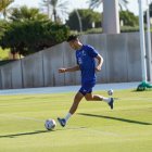 El mexicano en el entrenamiento del viernes en el campo Anexo.