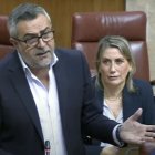 Juan Antonio Lorenzo, en el pleno de ayer.