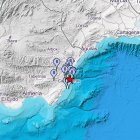 Epicentro del nuevo seísmo registrado en la provincia de Almería.