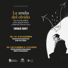 Cartel de la exposición La araña del olvido.