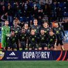 El once del Almería en el partido de Copa ante el Talavera.