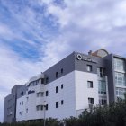 Fachada del Hospital HLA Mediterráneo de Almería.