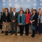 El rector electo junto a los vicerrectores, delegado, secretaria general y gerente que ha propuesto como futuro equipo de gobierno de la UAL.