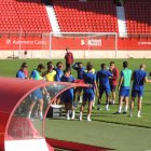 El Almería trabajará durante toda esta semana en el Estadio Mediterráneo.