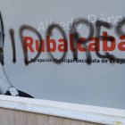 Fachada de la sede del PSOE de El Ejido, esta mañana.