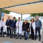 Delegado, alcalde y responsables del Hospital de Poniente.
