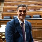 Pedro Sánchez, este jueves en el Congreso.