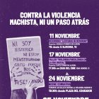 Cartel de actividades del Movimiento Feminista de Almería.