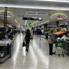 Entrada del nuevo Mercadona.