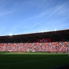 Imagen de la preferencia en el partido celebrado contra la Real Sociedad el pasado 11 de noviembre.
